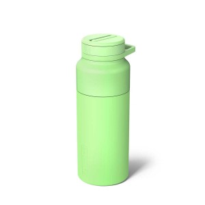 Fluorescent Green Brumate Rotera 35oz Water Bottles | 1392MUNSD