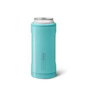 Light Turquoise Brumate Hopsulator Slim Water Bottles | 3475LIFCW