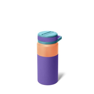 Purple / Orange Brumate Rotera 15oz Water Bottles | 4981NTMJO