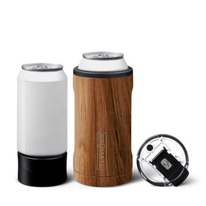 White / Dark Brown Brumate Hopsulator Trio Water Bottles | 4253QRCTI