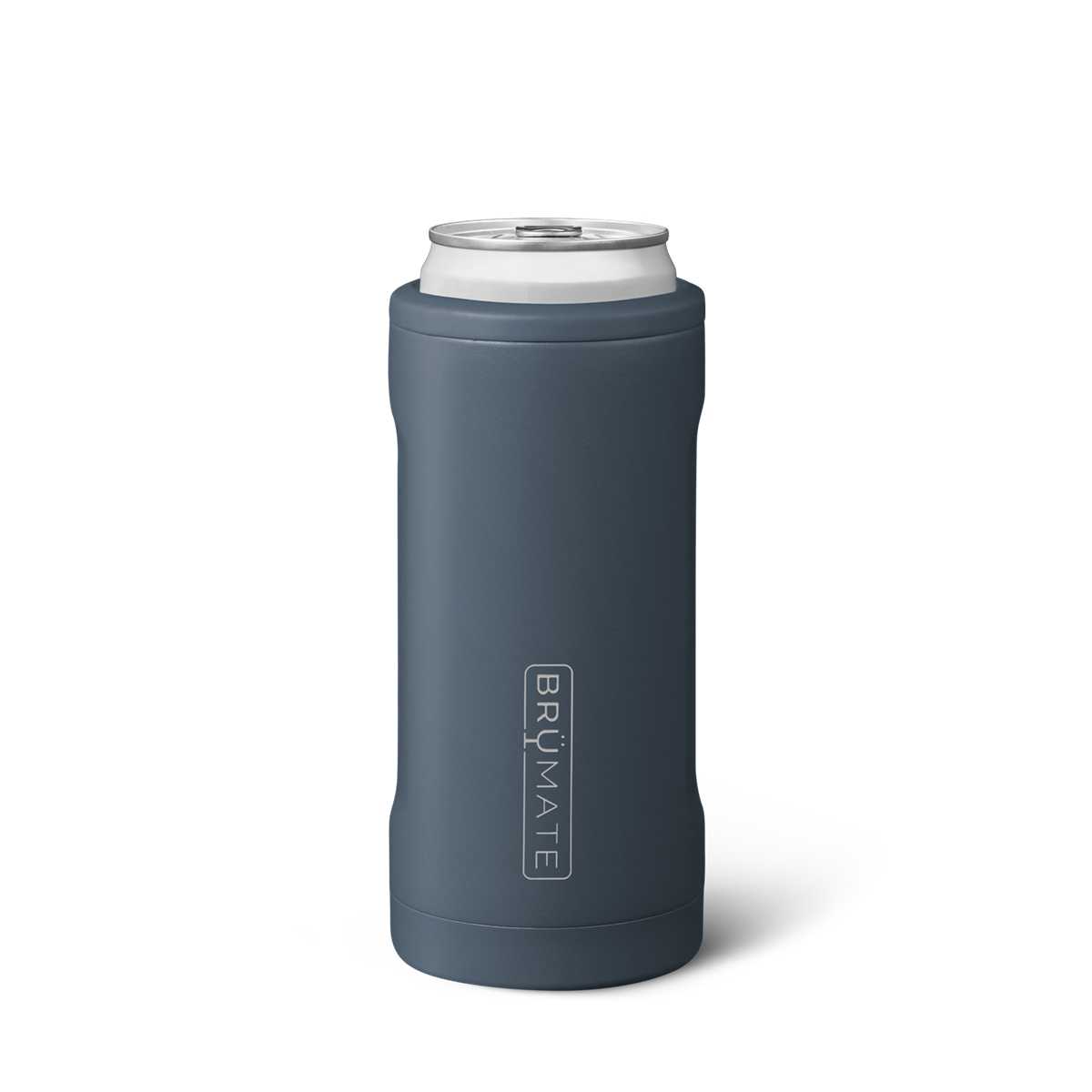 Deep Grey Blue Brumate Hopsulator Slim Water Bottles | 3782WMIAR