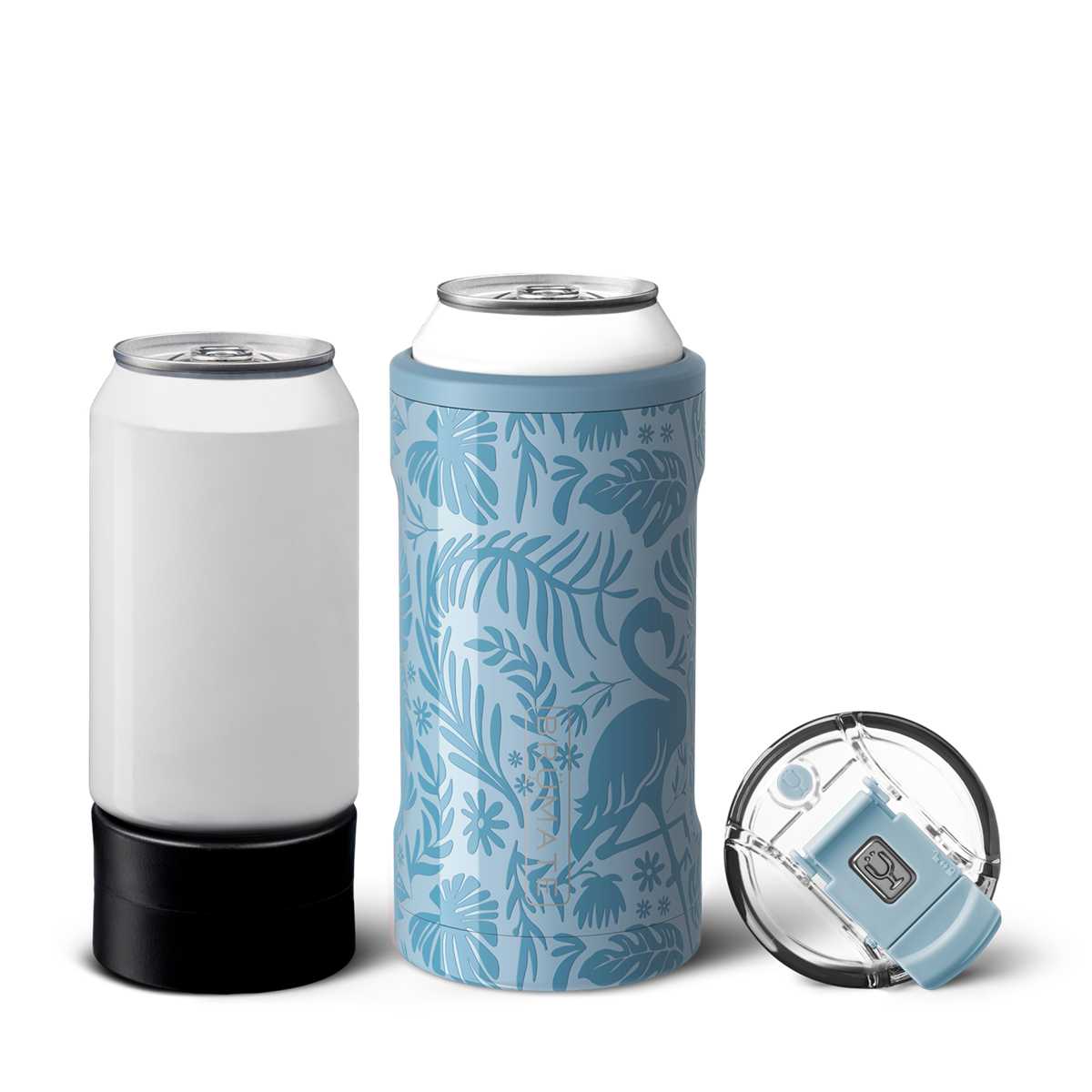 Deep Grey Blue Brumate Hopsulator Trio Water Bottles | 7514SCFJL