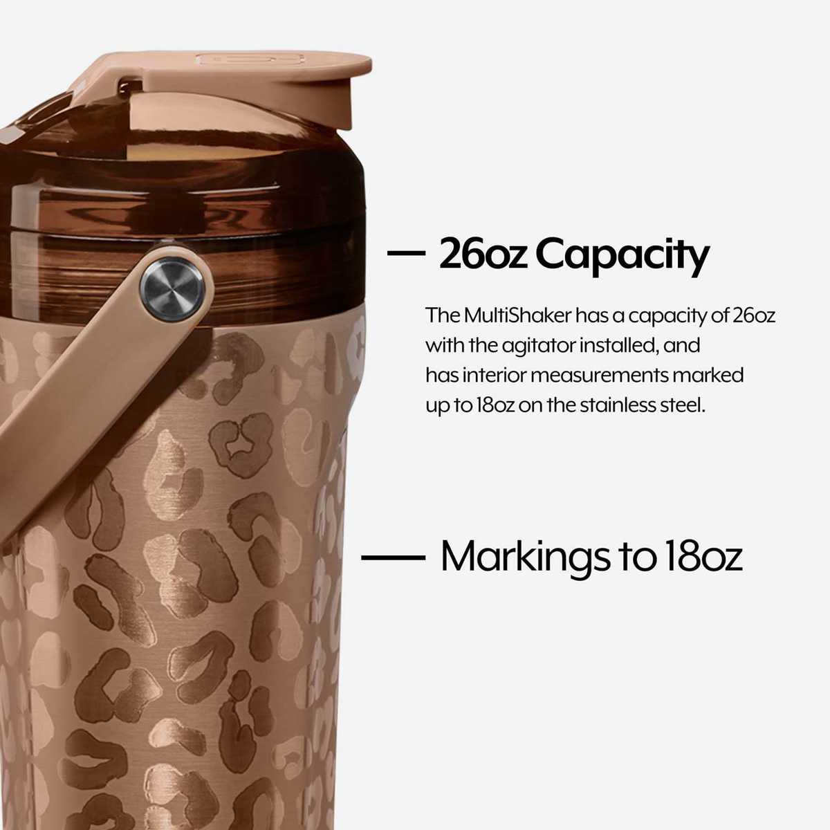 Gold Leopard Brumate MultiShaker Water Bottles | 0597PCHUW