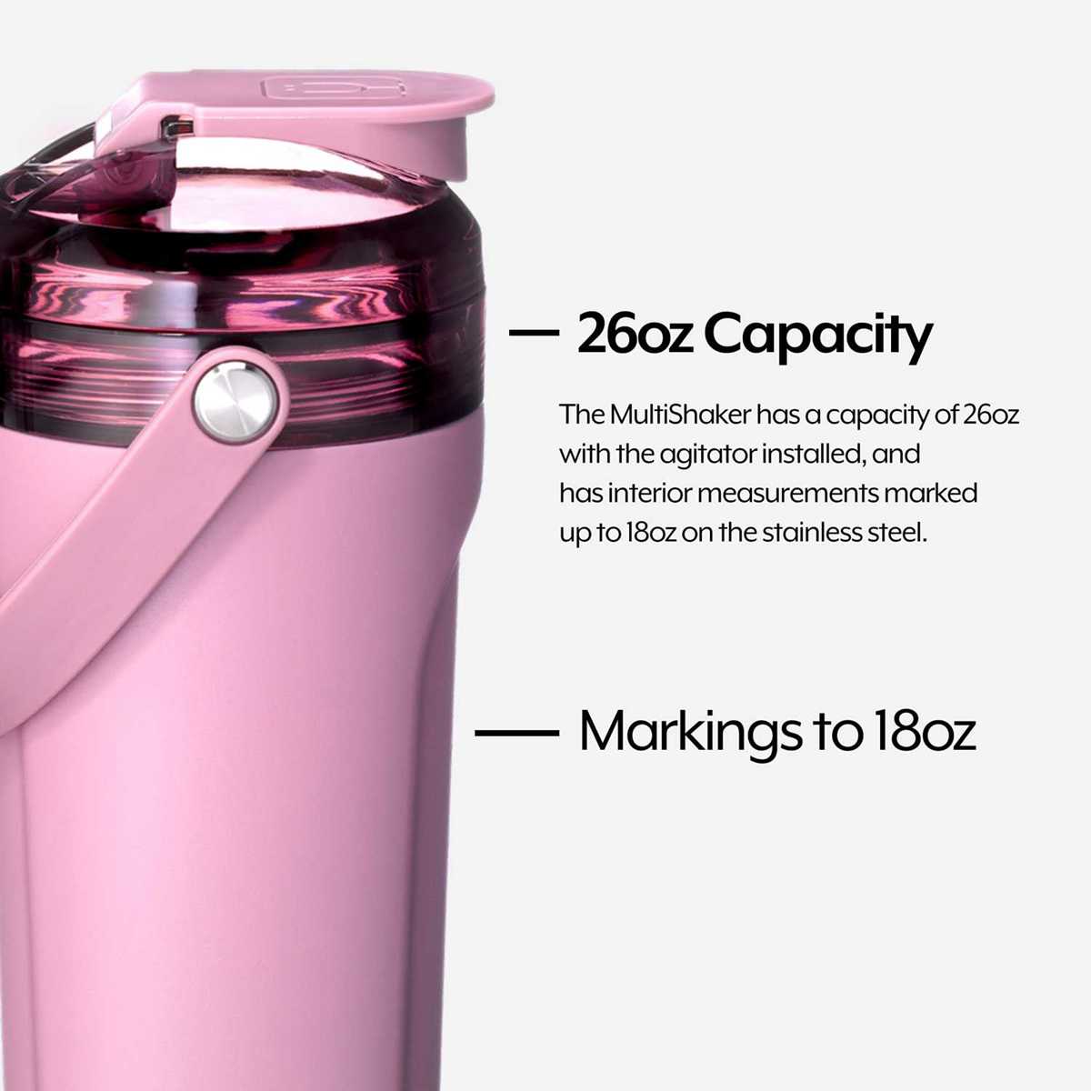 Light Fuchsia Brumate MultiShaker Water Bottles | 3189BDTKL