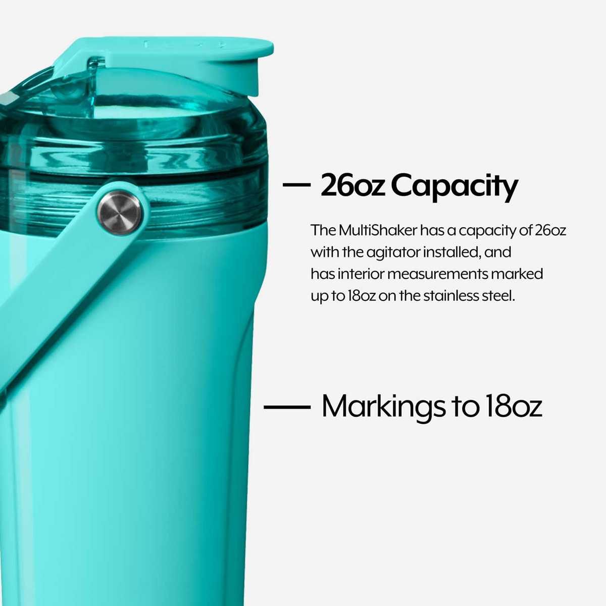 Light Turquoise Brumate MultiShaker Water Bottles | 4836JSTQH