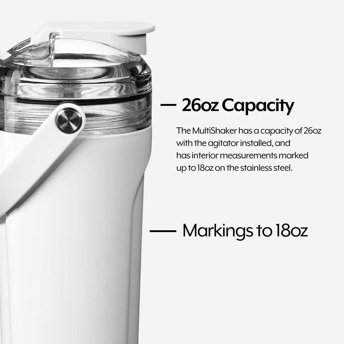 White Brumate MultiShaker Water Bottles | 9271AHQNU